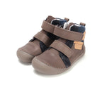 D.D.Step pantofi baieti Barefoot 25-30 Chocolate cu albastru