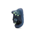 D.D.Step pantofi baieti Barefoot cu talpa fluorescenta 20-25 Royal Blue cu dino
