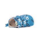 D.D.Step pantofi baieti Barefoot de interior 26-31 Calypso sky cu minge