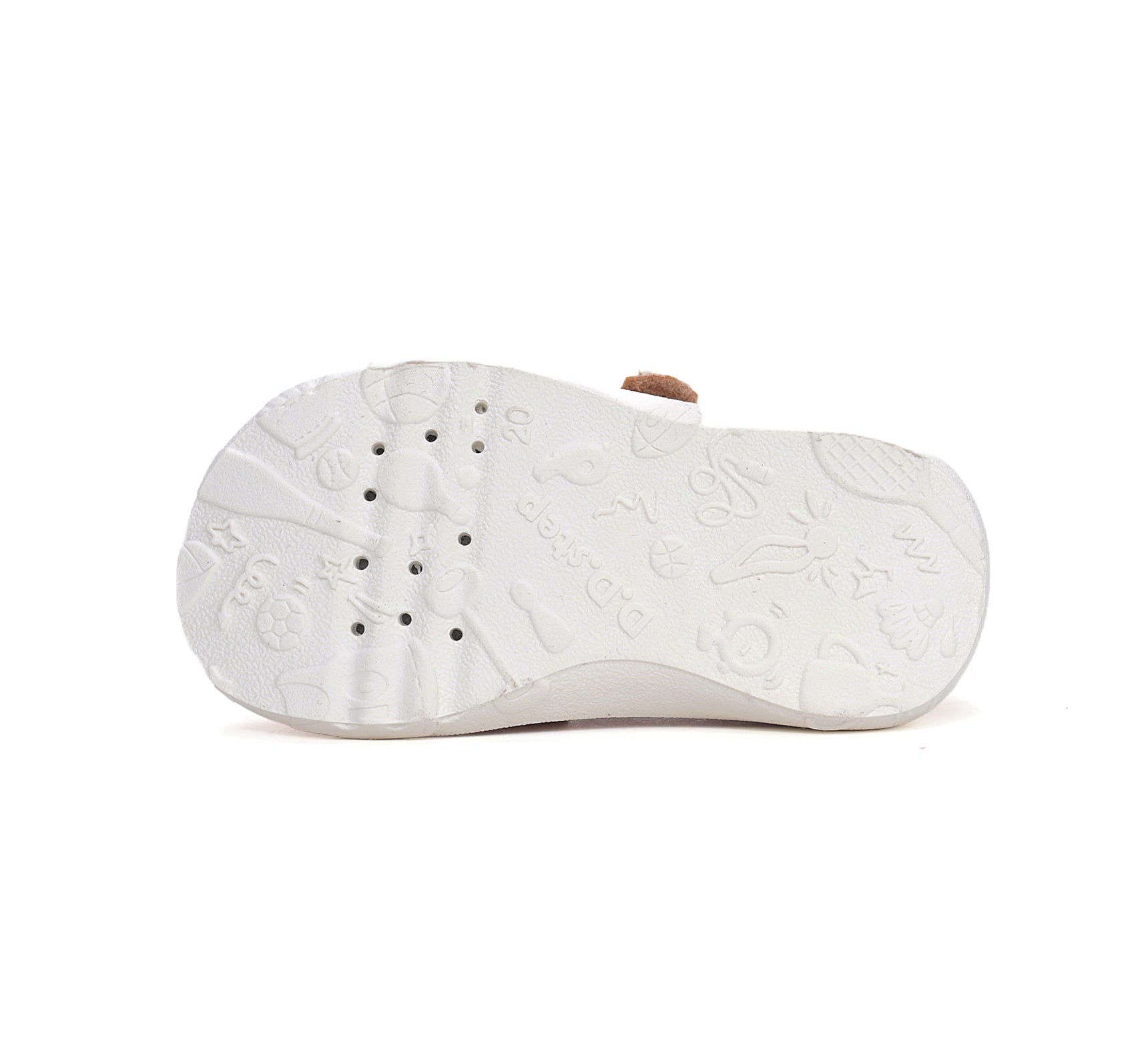 D.D.Step pantofi baieti Barefoot de interior din panza 20-31 Cream simplu
