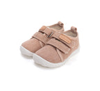 D.D.Step pantofi baieti Barefoot de interior din panza 20-31 Cream simplu