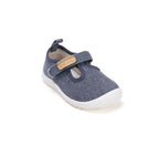 D.D.Step pantofi baieti Barefoot de interior din panza 20-25 Royal Blue