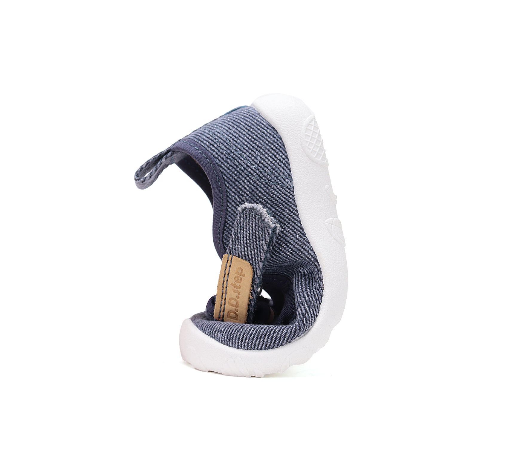 D.D.Step pantofi baieti Barefoot de interior din panza 20-25 Royal Blue