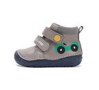 D.D.Step pantofi baieti captusiti 20-25 Dark Grey cu masinuta