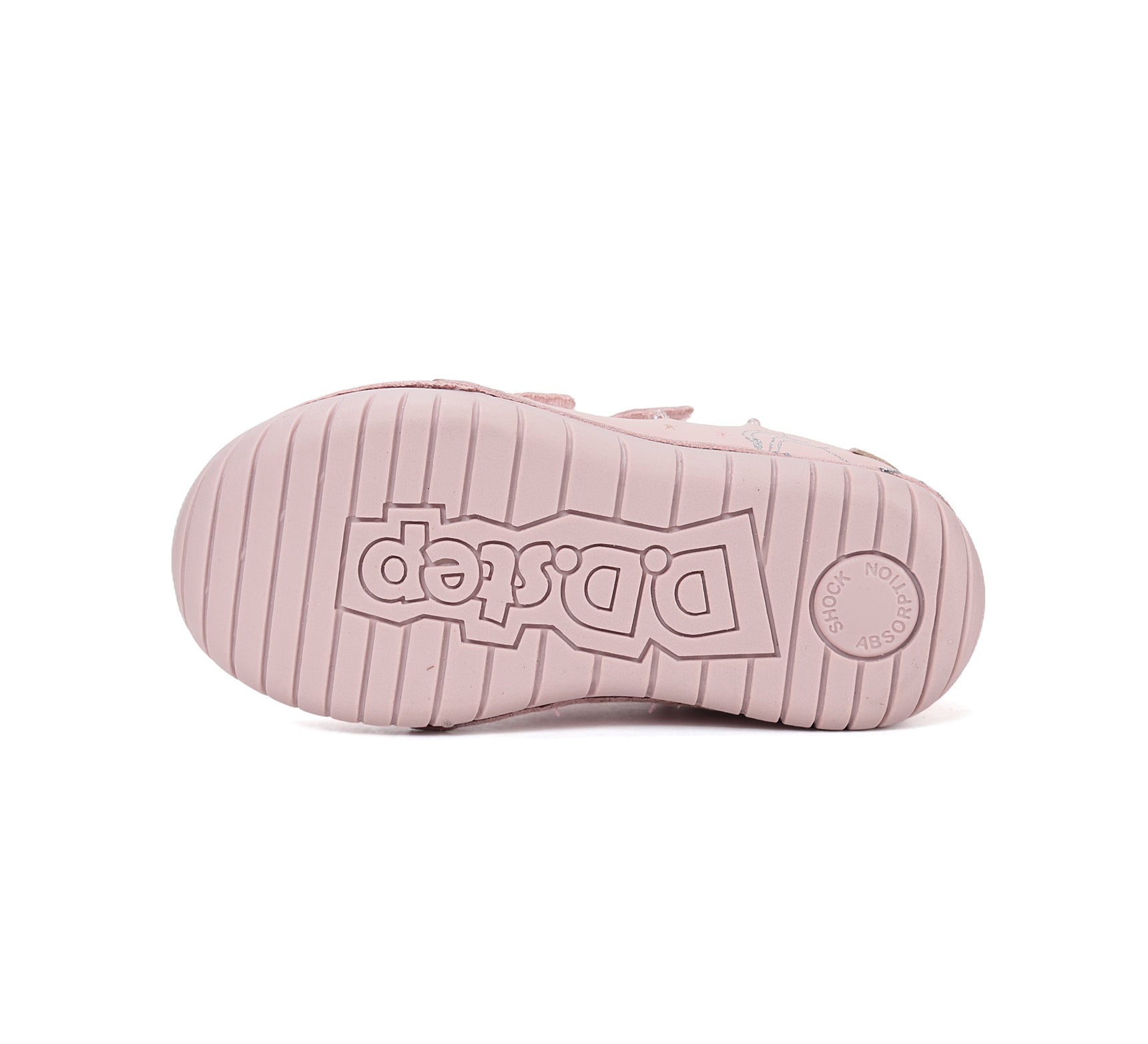 D.D.Step pantofi fete cu LED 25-30 Baby Pink cu unicorn