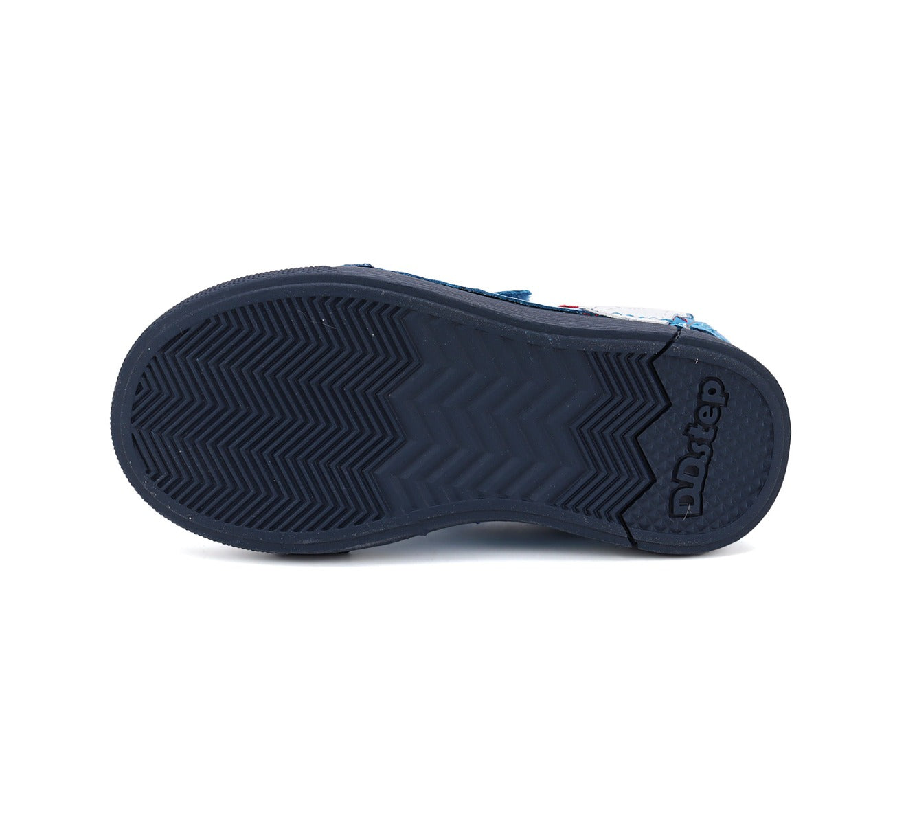 D.D.Step pantofi baieti cu LED 25-30 Bermuda Blue cu dragon