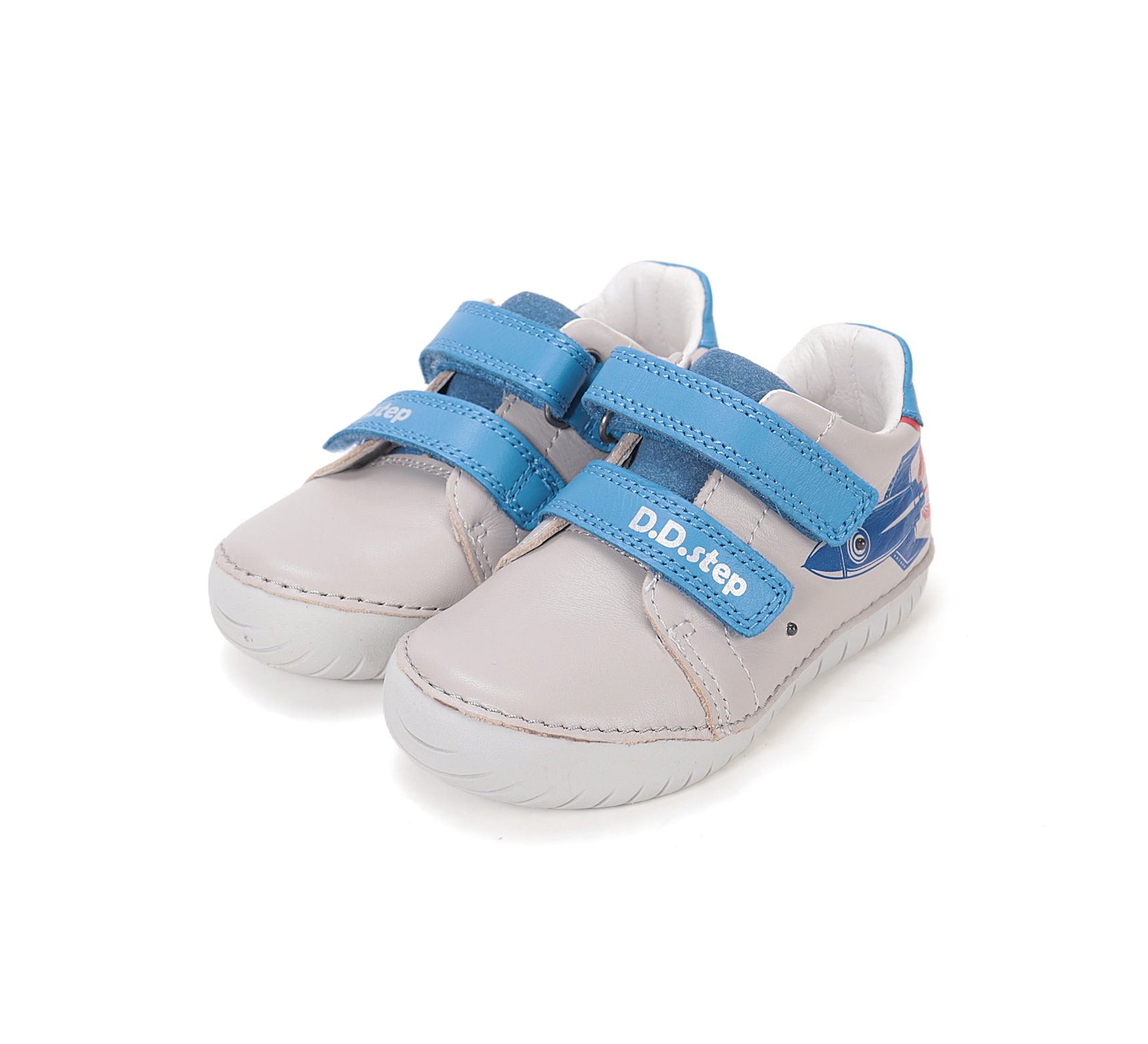 D.D.Step pantofi baieti cu LED 25-30 Dove Grey cu naveta Imagine principală a produsului