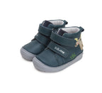 D.D.Step pantofi baieti cu scai 20-25 Royal Blue cu ren