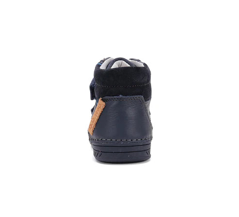 D.D.Step pantofi baieti cu scai 25-30 Bermuda Blue 
