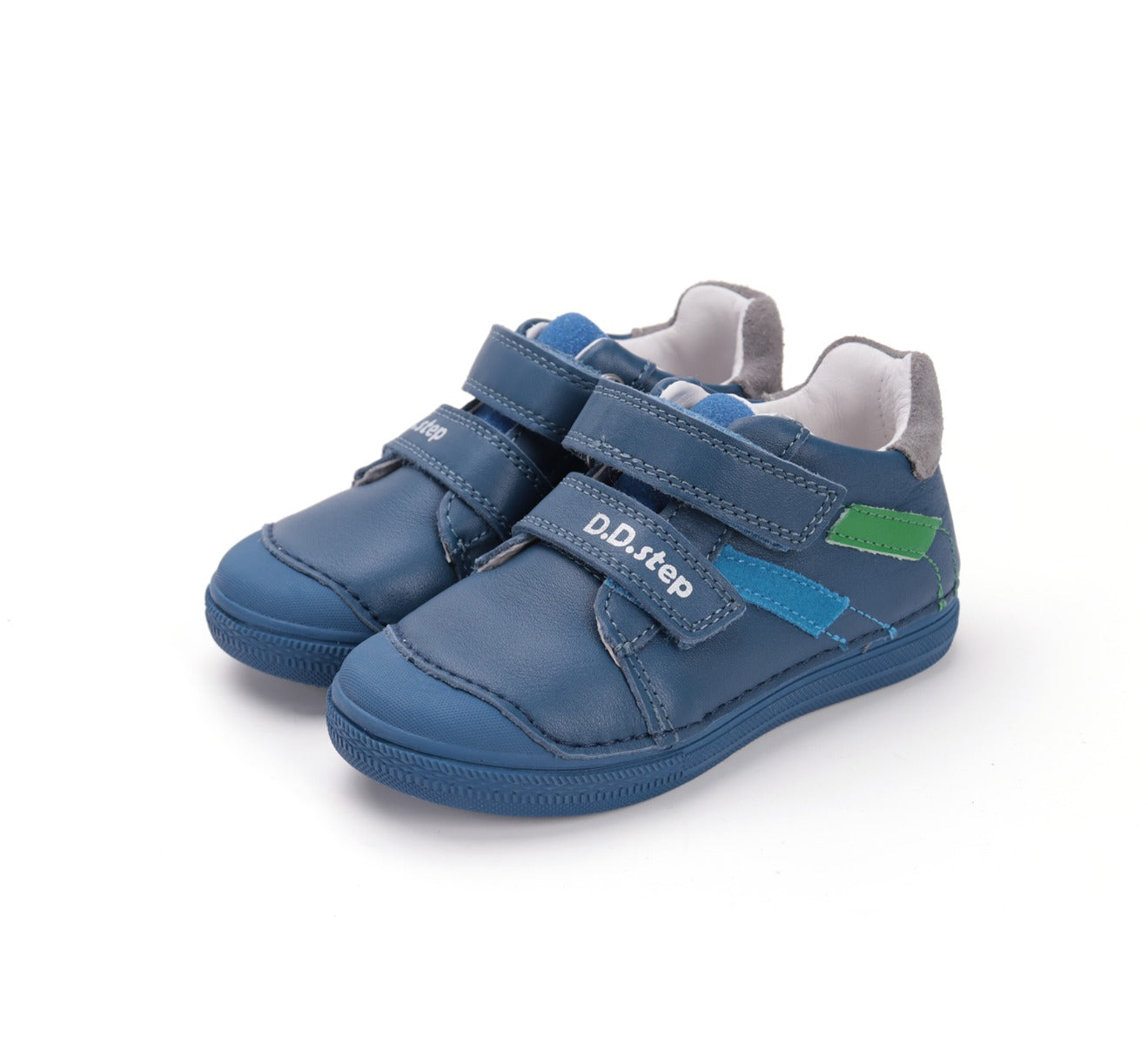 D.D.Step pantofi baieti cu scai 25-30 Bermuda Blue