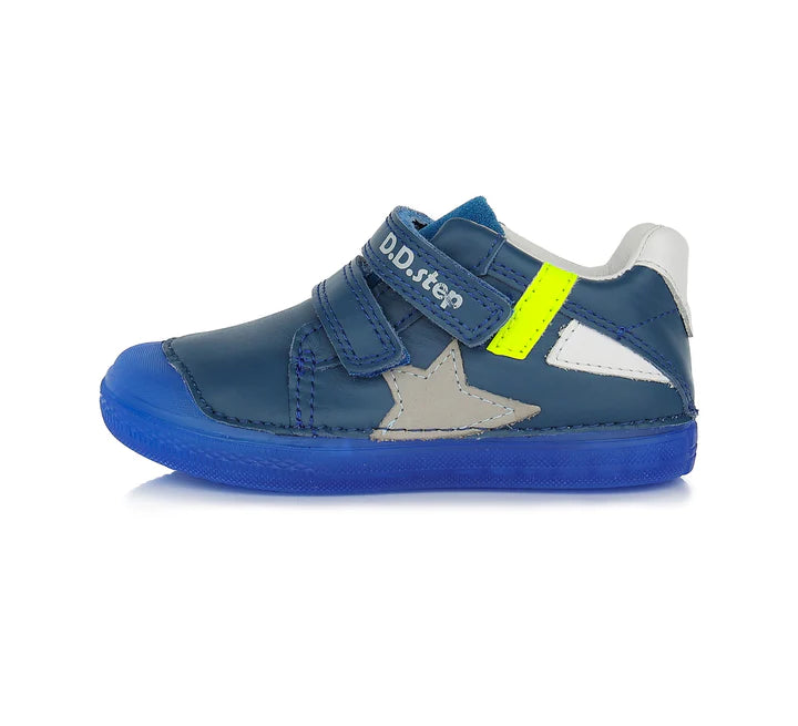 D.D.Step pantofi baieti cu scai 25-30, Bermuda Blue Imagine principală a produsului