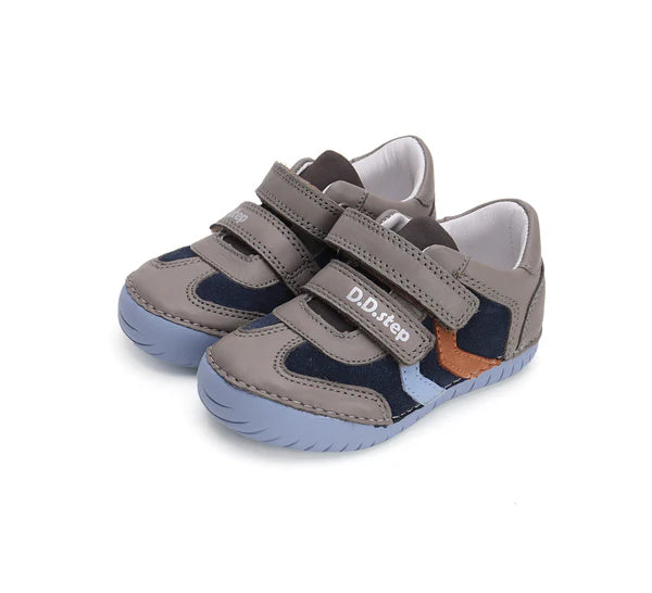 D.D.Step pantofi baieti cu scai 25-30 Chocolate