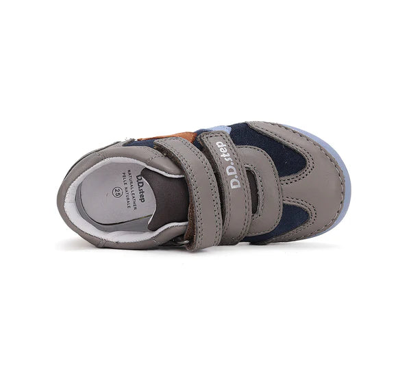 D.D.Step pantofi baieti cu scai 31-36 Chocolate