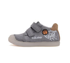 D.D.Step pantofi baieti cu scai 25-30 Dark grey cu minge baschet