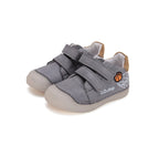 D.D.Step pantofi baieti cu scai 25-30 Dark grey cu minge baschet