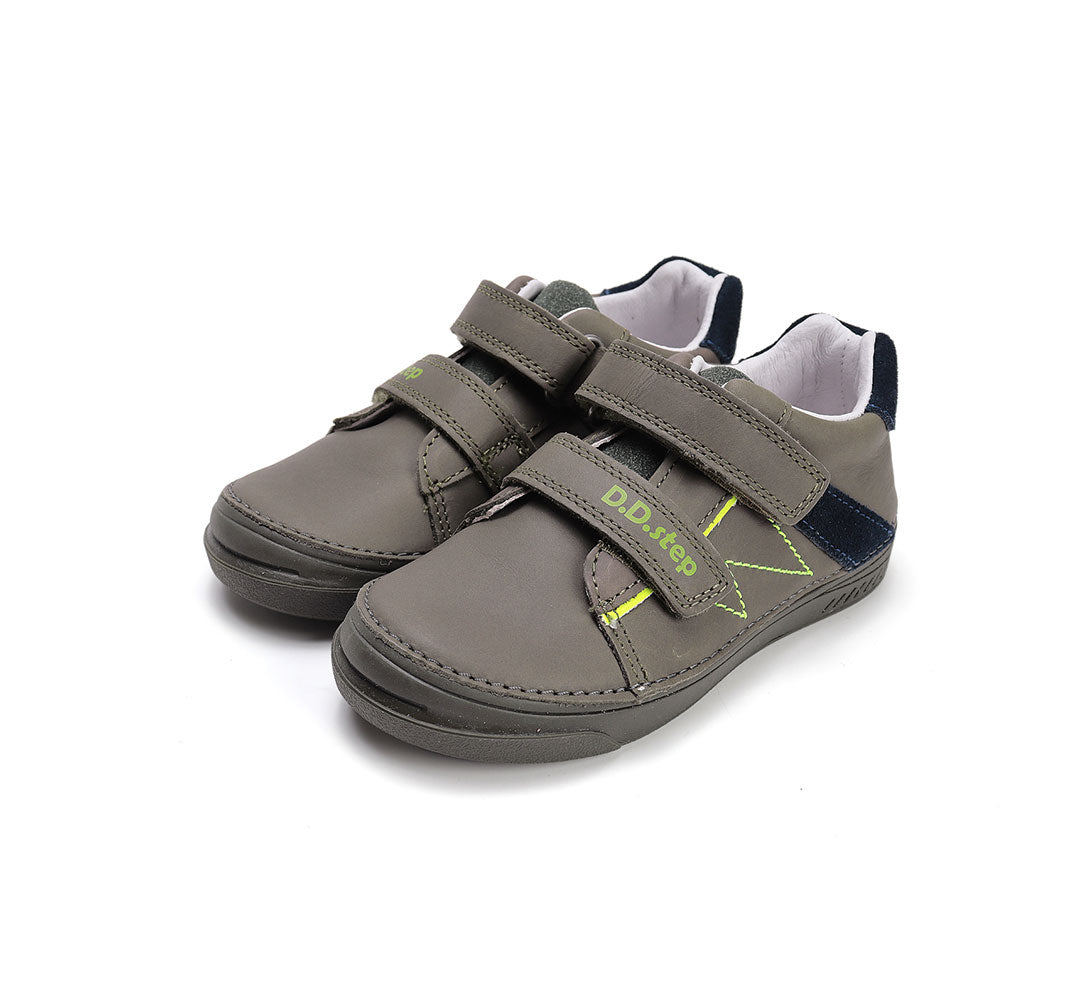 D.D.Step pantofi baieti cu scai 25-30 Emerald cu albastru Imagine principală a produsului