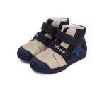 D.D.Step pantofi baieti cu scai 25-30 Royal Blue cu stea
