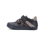 D.D.Step pantofi baieti cu scai 25-30 Black cu maro