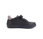 D.D.Step pantofi baieti cu scai 25-30 Black cu maro