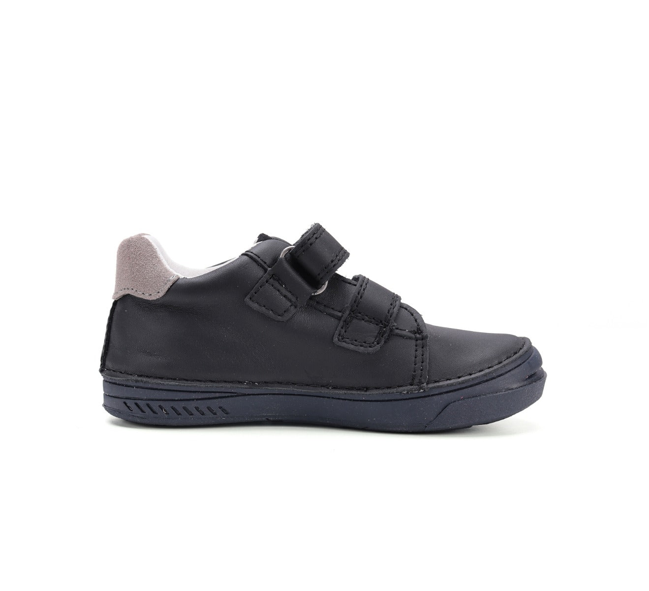 D.D.Step pantofi baieti cu scai 25-30 Black cu maro
