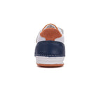D.D.Step pantofi baieti cu scai 31-36 White cu maro si albastru