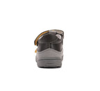 D.D.Step pantofi baieti decupati Barefoot 20-25 Grey cu portocaliu