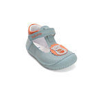 D.D.Step pantofi baieti decupati Barefoot 20-25 Oceanic cu arici