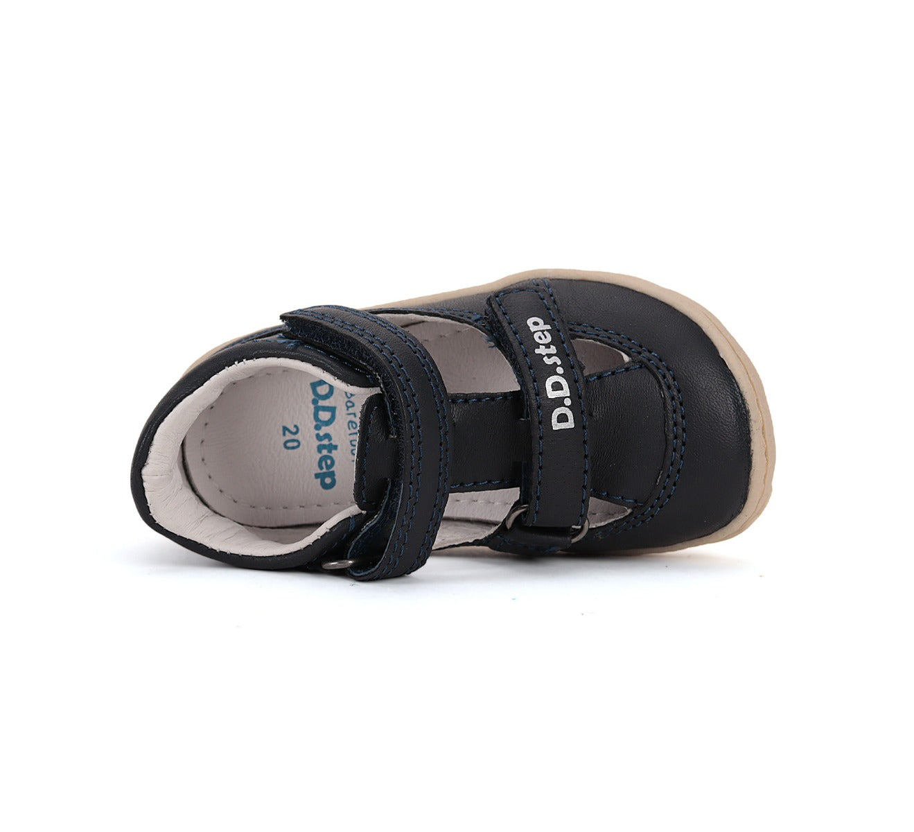 D.D.Step pantofi baieti decupati Barefoot 20-25 Royal Blue