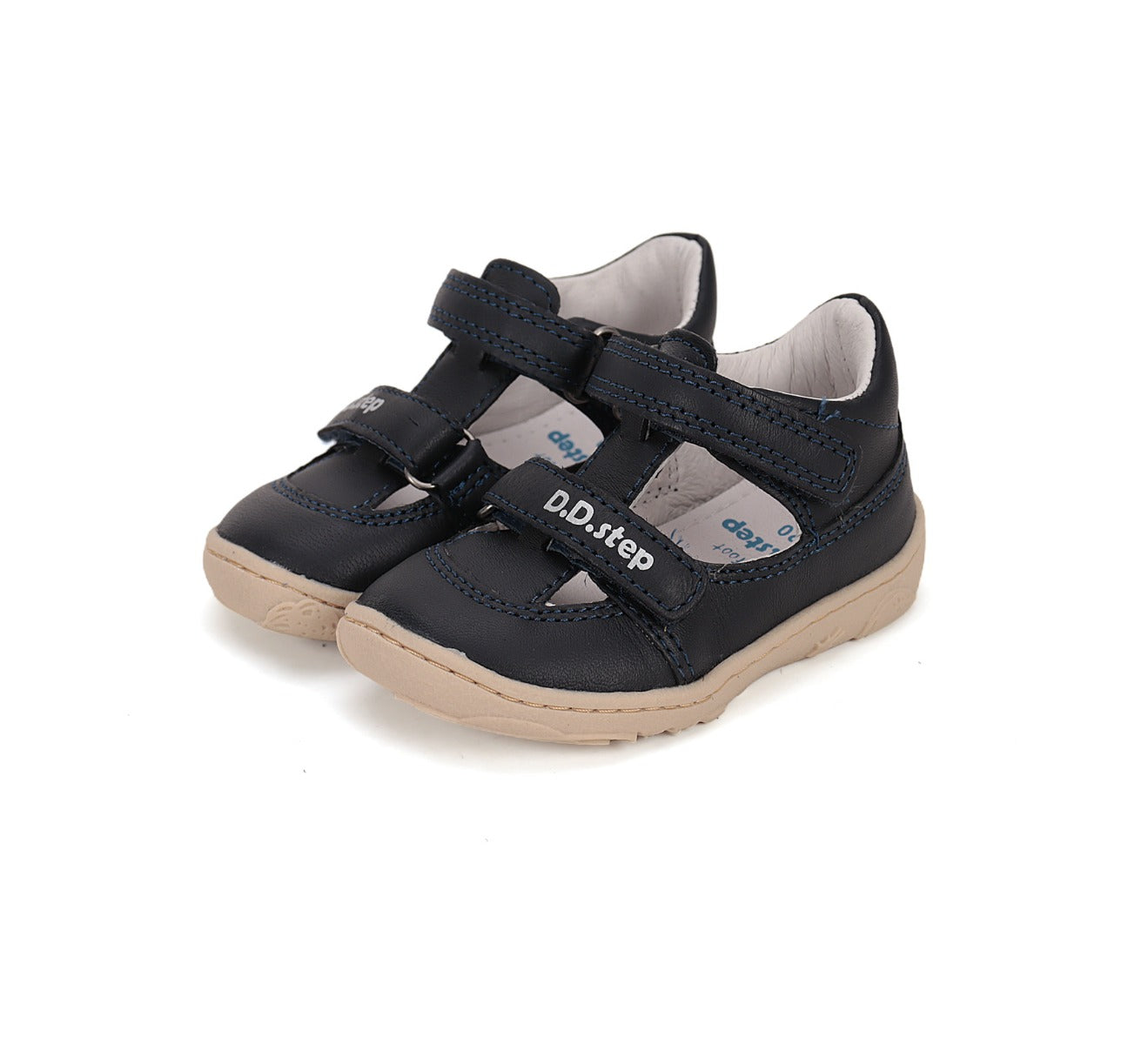 D.D.Step pantofi baieti decupati Barefoot 26-31 Royal Blue Imagine principală a produsului