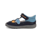 D.D.Step pantofi baieti decupati Barefoot 20-25 Sky Blue cu albastru