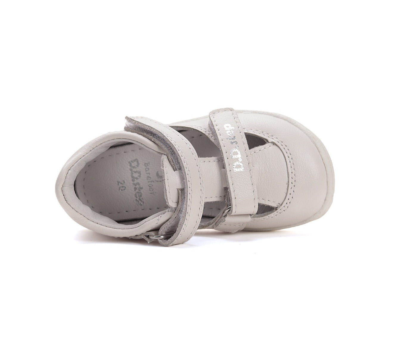 D.D.Step pantofi baieti decupati Barefoot 26-31 White