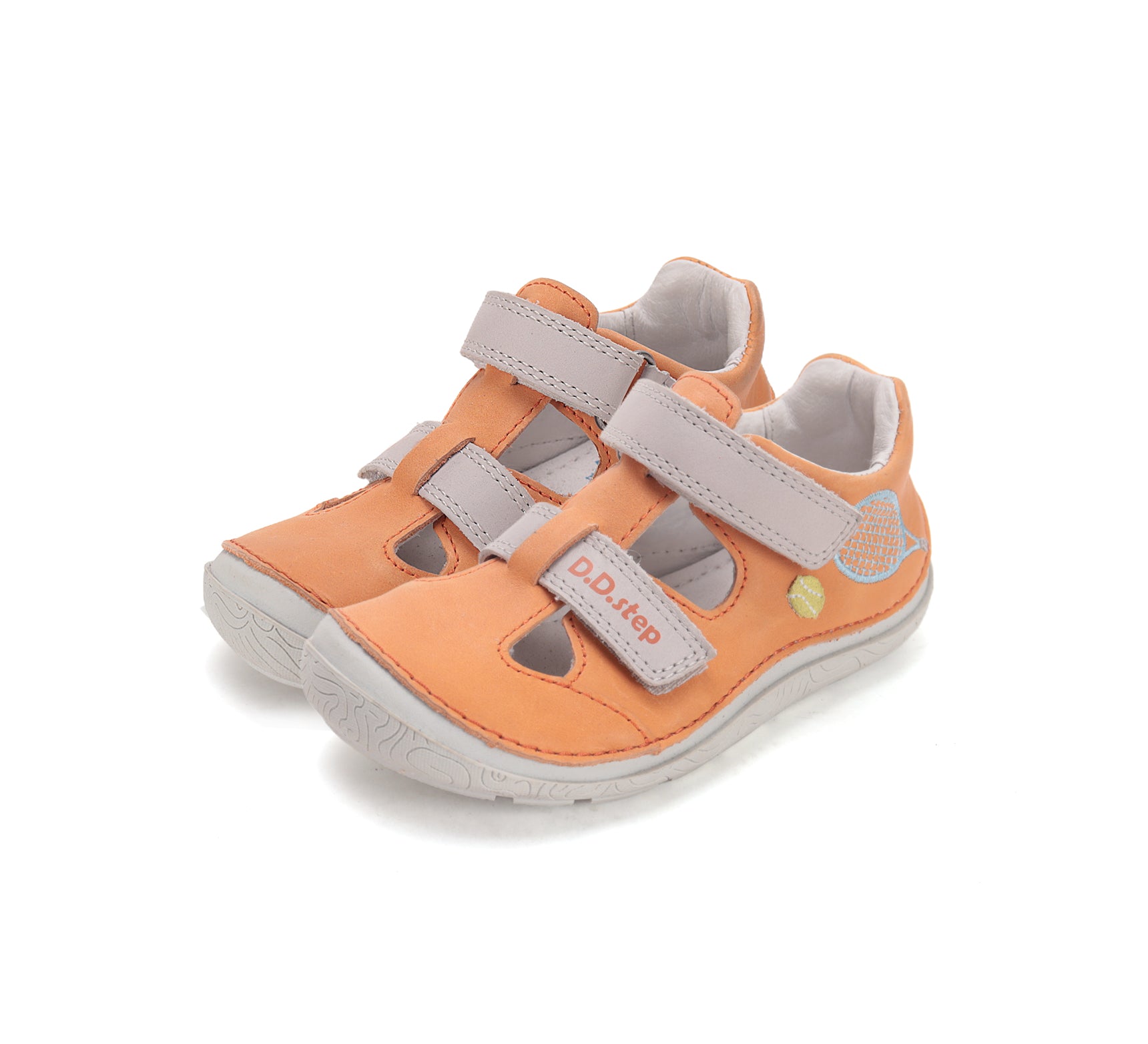 D.D.Step pantofi baieti decupati Barefoot 22-33 Orange tenis Imagine principală a produsului