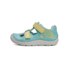 D.D.Step pantofi baieti decupati Barefoot 22-33 Turquise tenis