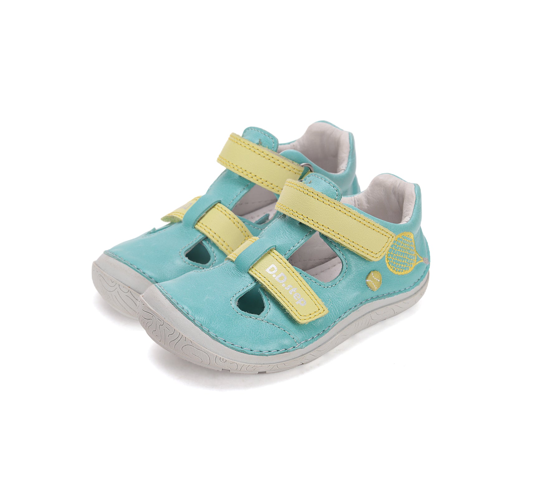 D.D.Step pantofi baieti decupati Barefoot 22-33 Turquise tenis Imagine principală a produsului