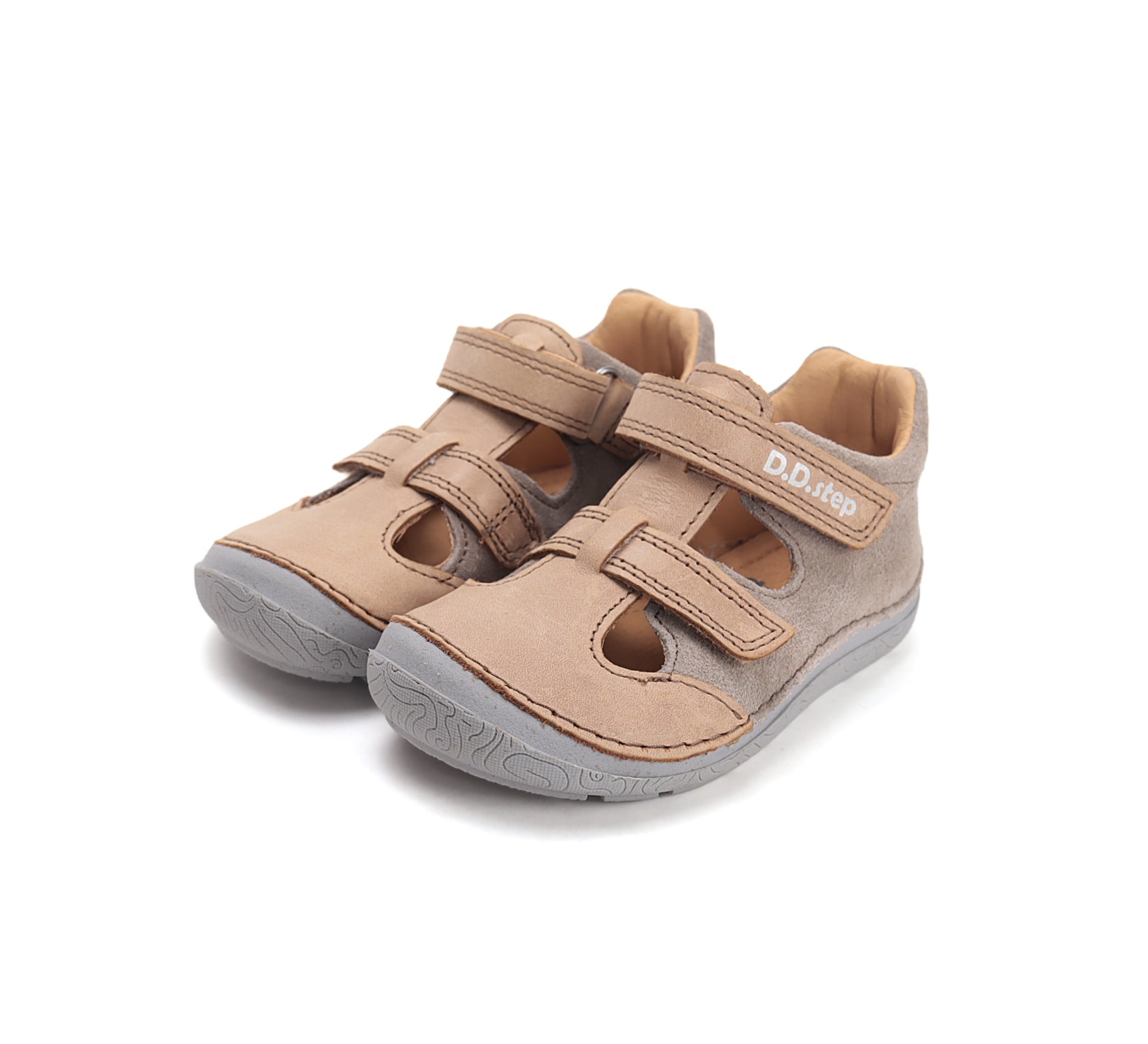 D.D.Step pantofi baieti decupati Barefoot 28-33 Chocolate Imagine principală a produsului