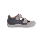 D.D.Step pantofi baieti decupati Barefoot 22-33 Royal Blue
