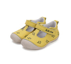 D.D.Step pantofi baieti deschisi 19-24 Yellow cu fulger