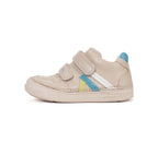 D.D.Step pantofi baieti din piele cu scai 25-36 Cream