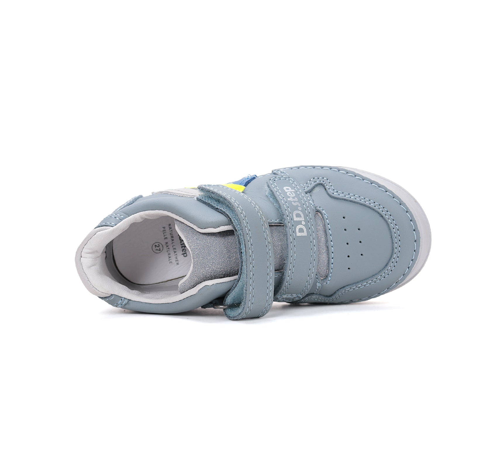 D.D.Step pantofi baieti din piele cu scai 25-30 Oceanic