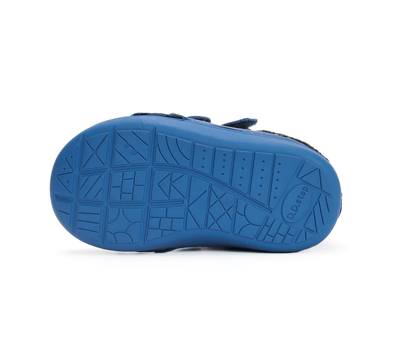 D.D.Step pantofi baieti imblaniti Primii Pasi 20-25 Bermuda Blue cu tigru