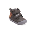 D.D.Step pantofi baieti imblaniti Primii Pasi 20-25 Khaki cu dino