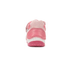 D.D.Step pantofi fete piele 19-24 Strawberry cu insertii