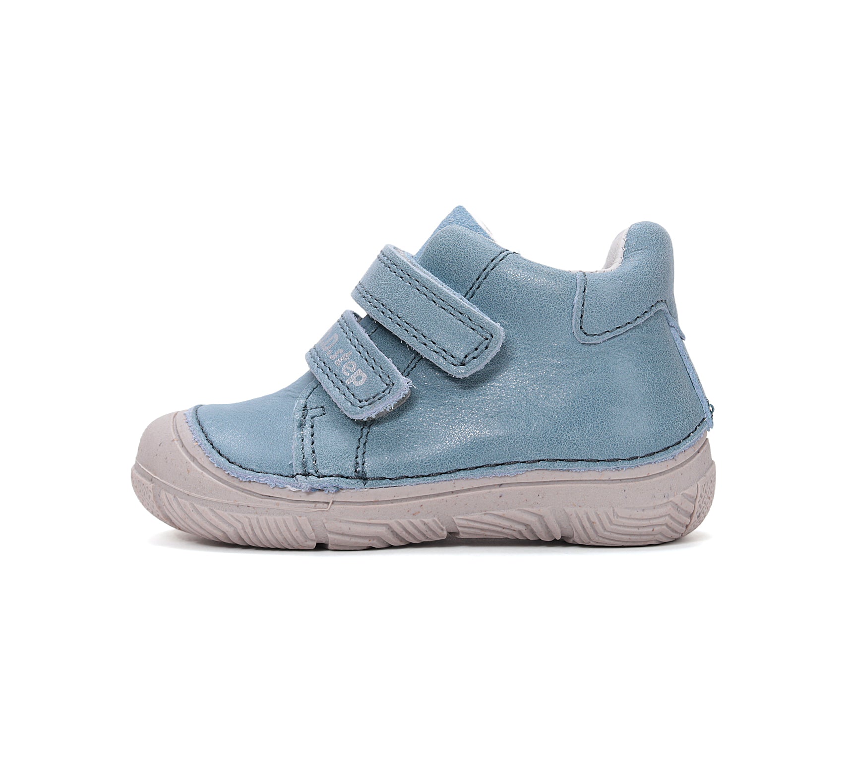 D.D.Step pantofi baieti piele 20-25 Light Royal blue simplu