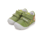 D.D.Step pantofi baieti piele 20-25 Moss Green cu raton