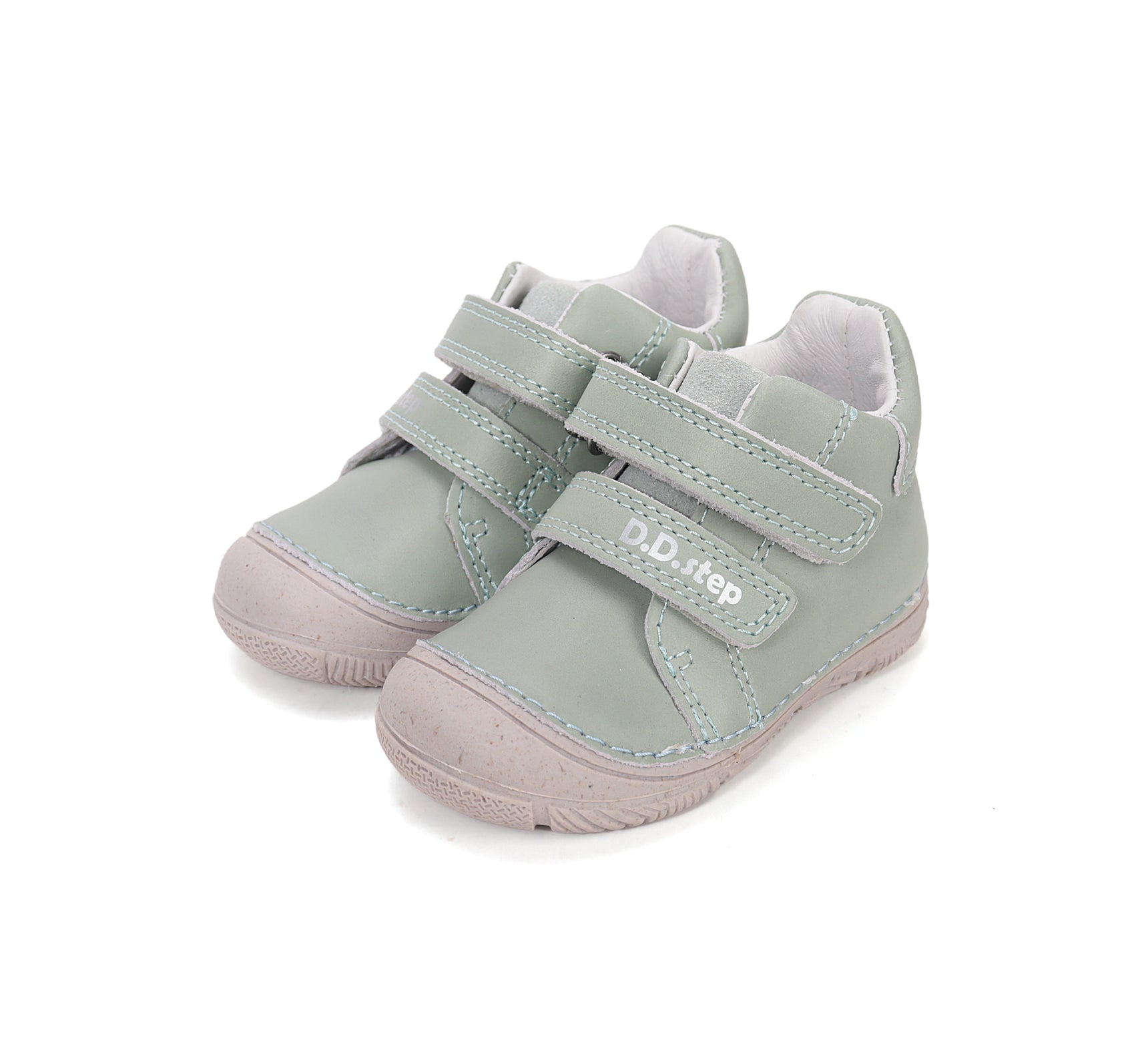 D.D.Step pantofi baieti piele 20-25 Moss Green simplu Imagine principală a produsului