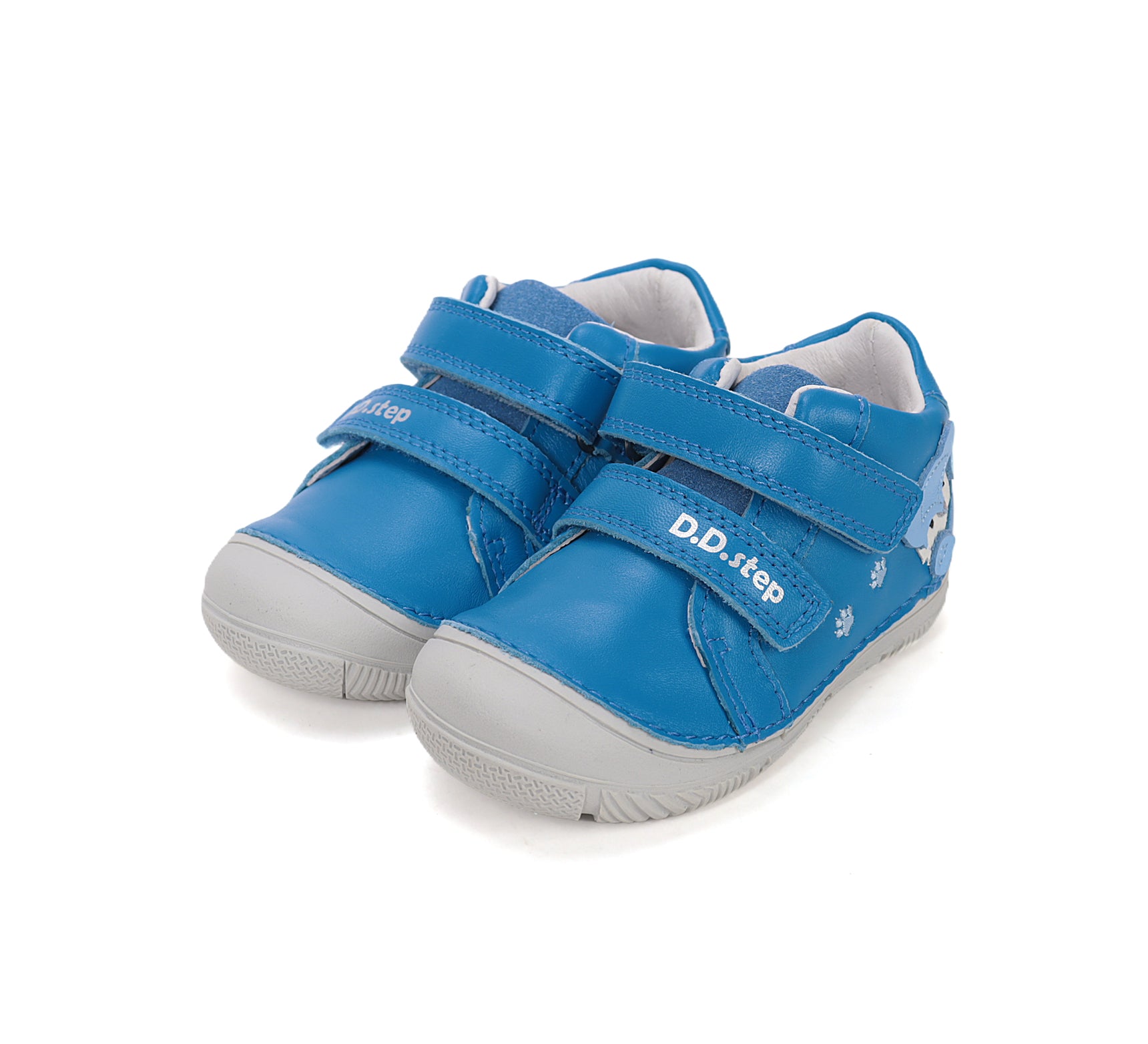 D.D.Step pantofi baieti piele 20-25 Oceanic cu raton Imagine principală a produsului