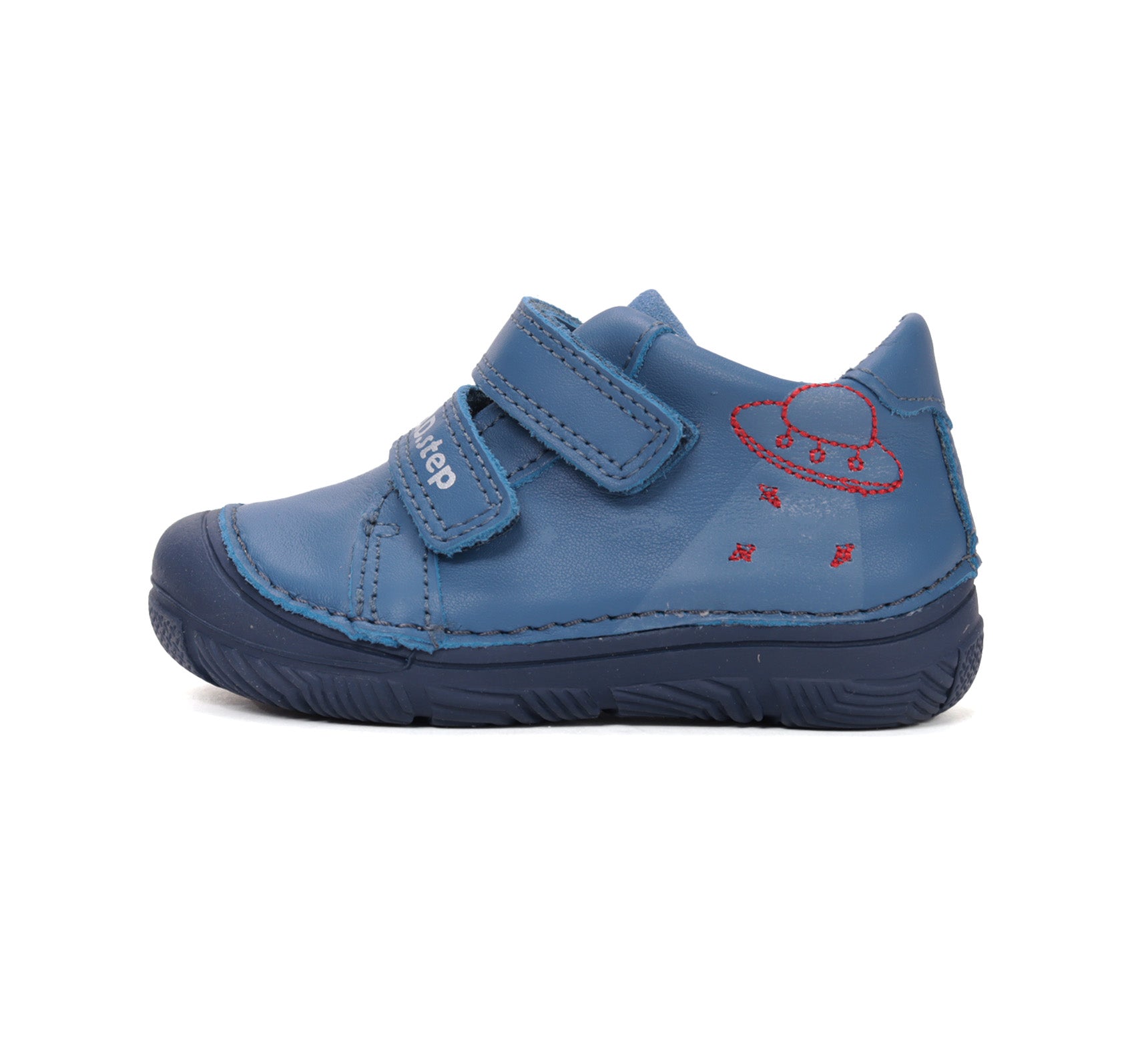 D.D.Step pantofi baieti piele 20-25 Royal Blue cu OZN