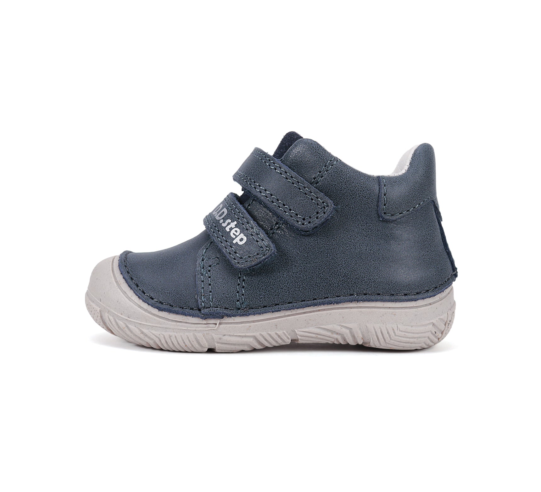 D.D.Step pantofi baieti piele 20-25 Royal blue simplu