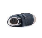 D.D.Step pantofi baieti piele 20-25 Royal blue simplu