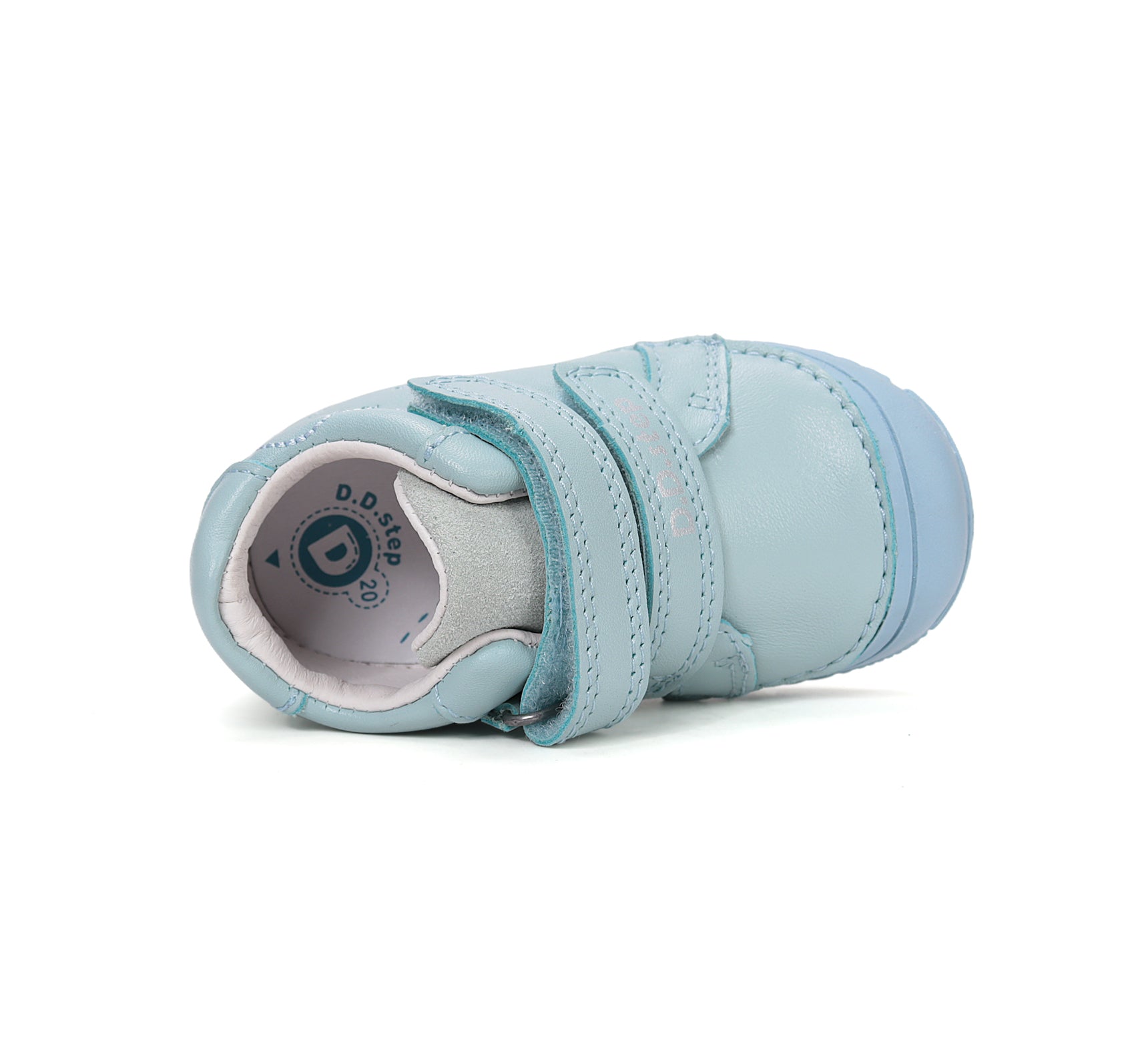 D.D.Step pantofi baieti piele 20-25 Turquise cu OZN